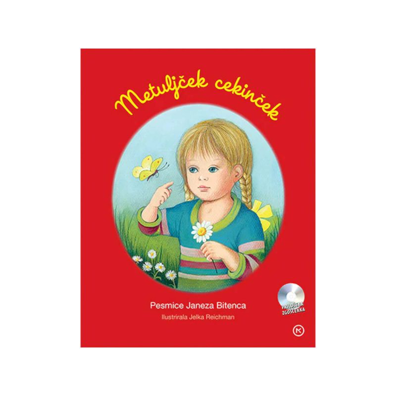Metuljček cekinček, s CD-jem