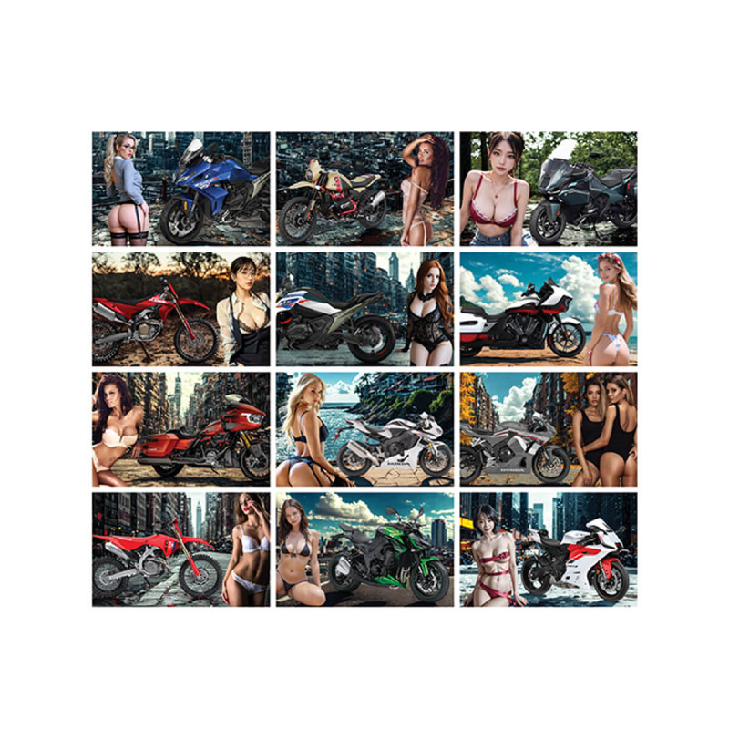Stenski koledar, Motorji, 2026, 201267, 46 x 39