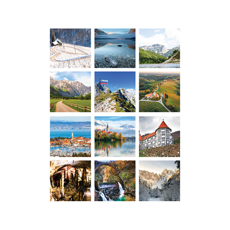 Stenski koledar, Potep po Sloveniji, 2026, 201259, 29,5 x 27