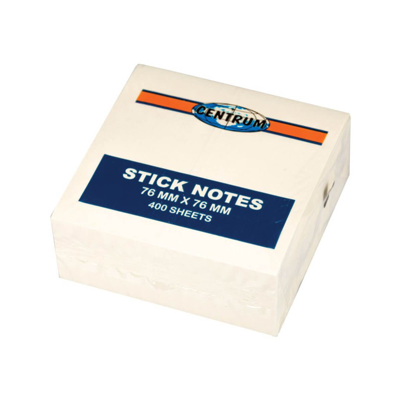 Samolepilni lističi v kocki, Forofis, 76x76mm, 88543, rumena, 400 list