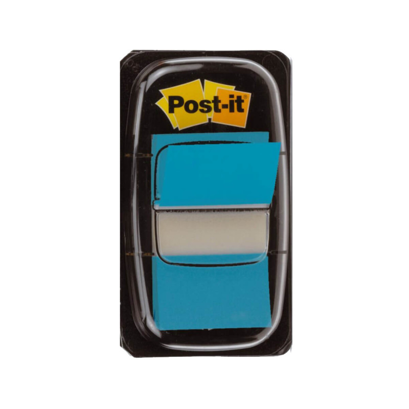 Označevalci, 3M Post-it, 680, 25x43mm, sv.modri, 50 označevalcev