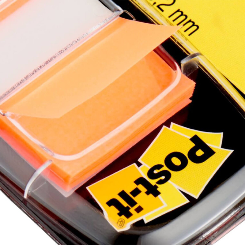 Označevalci, 3M Post-it, 680, 25x43mm, oranžni, 50 označevalcev