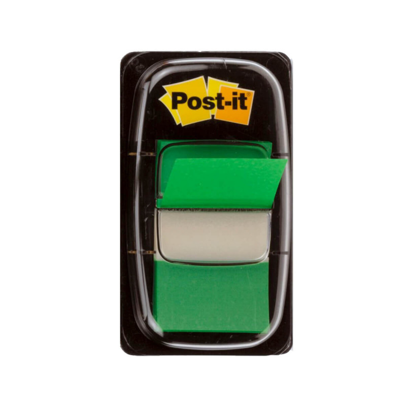 Označevalci, 3M Post-it, 680, 25x43mm, zeleni, 50 označevalcev