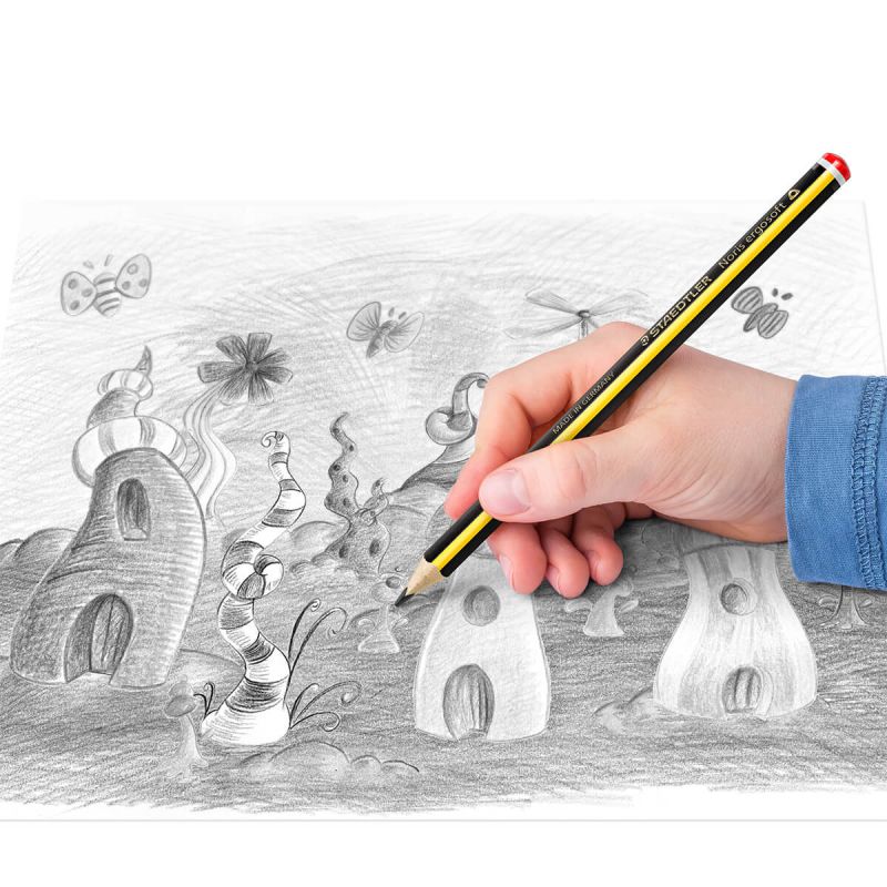 Grafitni svinčnik, Staedtler, Noris 153, Ergosoft, 2B