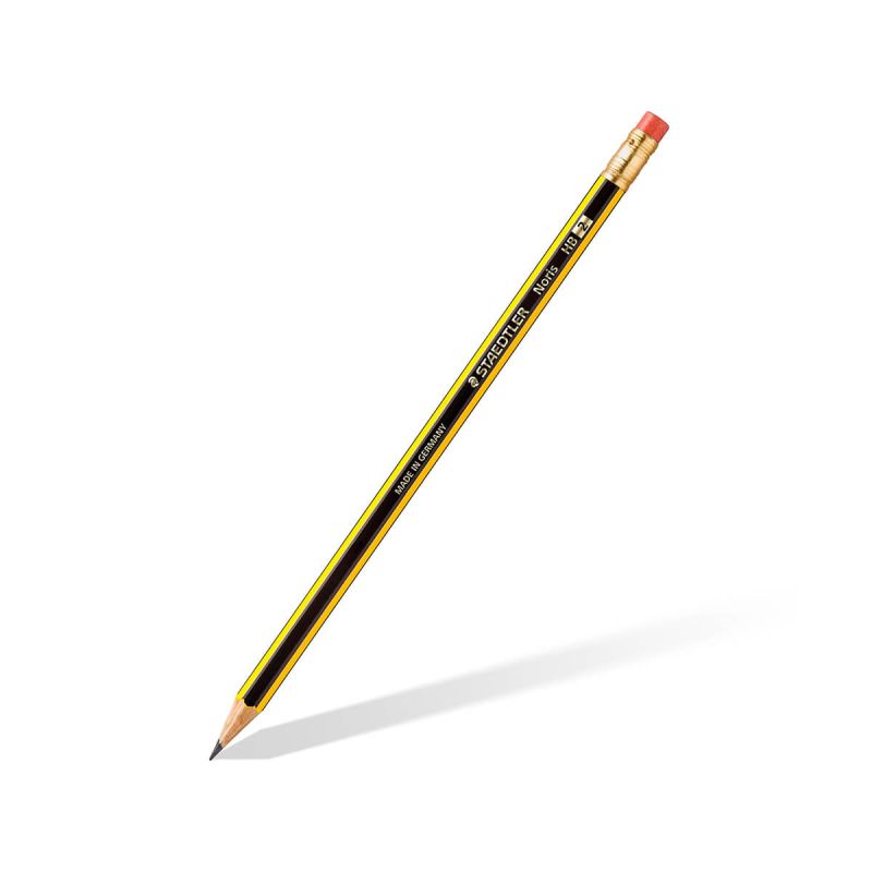 Grafitni svinčnik, Staedtler, Noris 122, HB, z radirko