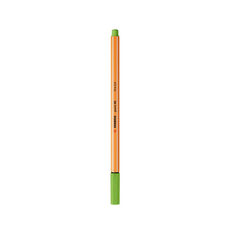Flomaster, Stabilo, Point, 0,4 mm, jabolčno zelen