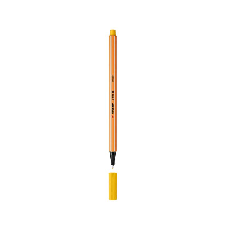 Flomaster, Stabilo, Point, 0,4 mm, rumen