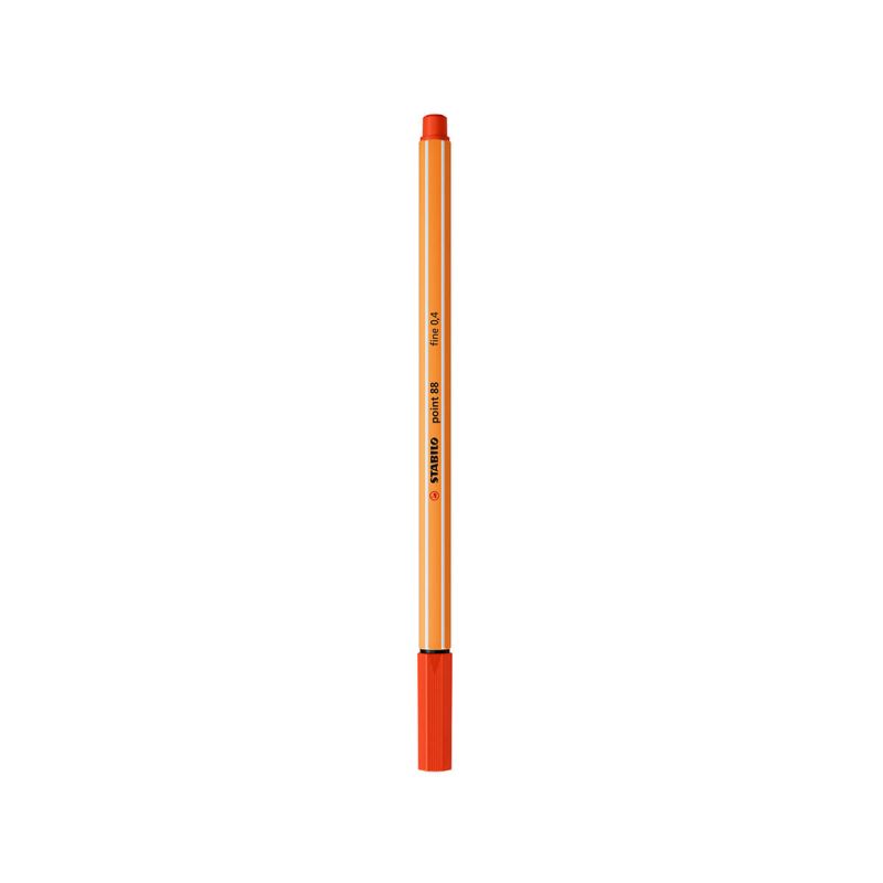 Flomaster, Stabilo, Point, 0,4mm, rdeč