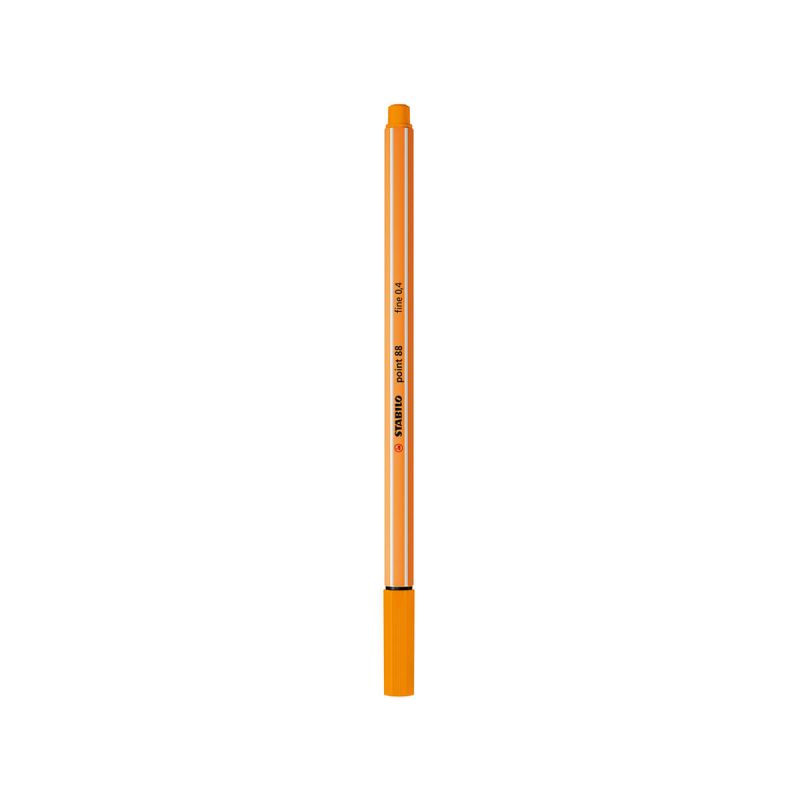 Flomaster, Stabilo, Point, 0,4 mm, oranžen