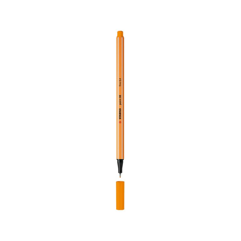 Flomaster, Stabilo, Point, 0,4 mm, oranžen