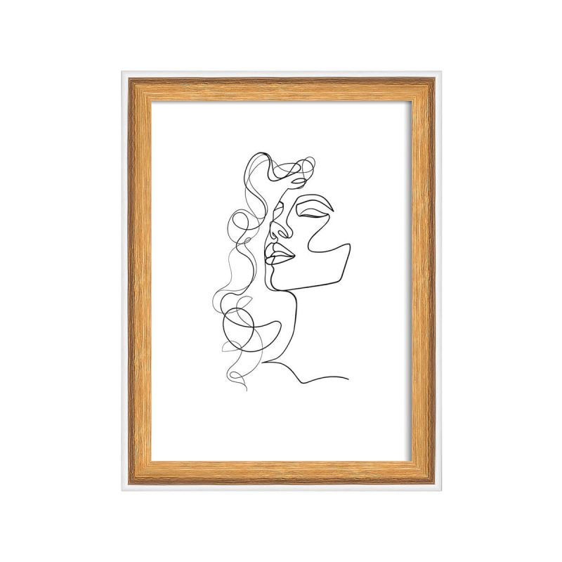 Lesen okvir, Silhouette, 13x18, natura