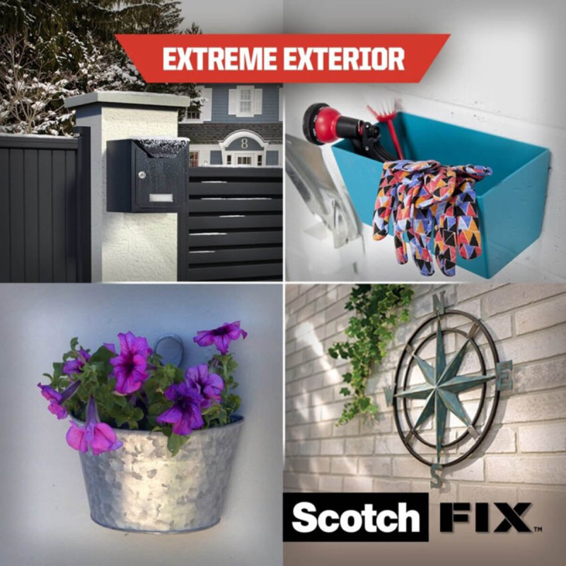 Obojestranski lepilni trak Scotch-Fix, 19mm x 1,5M, montažni Extreme 3M, do 10kg