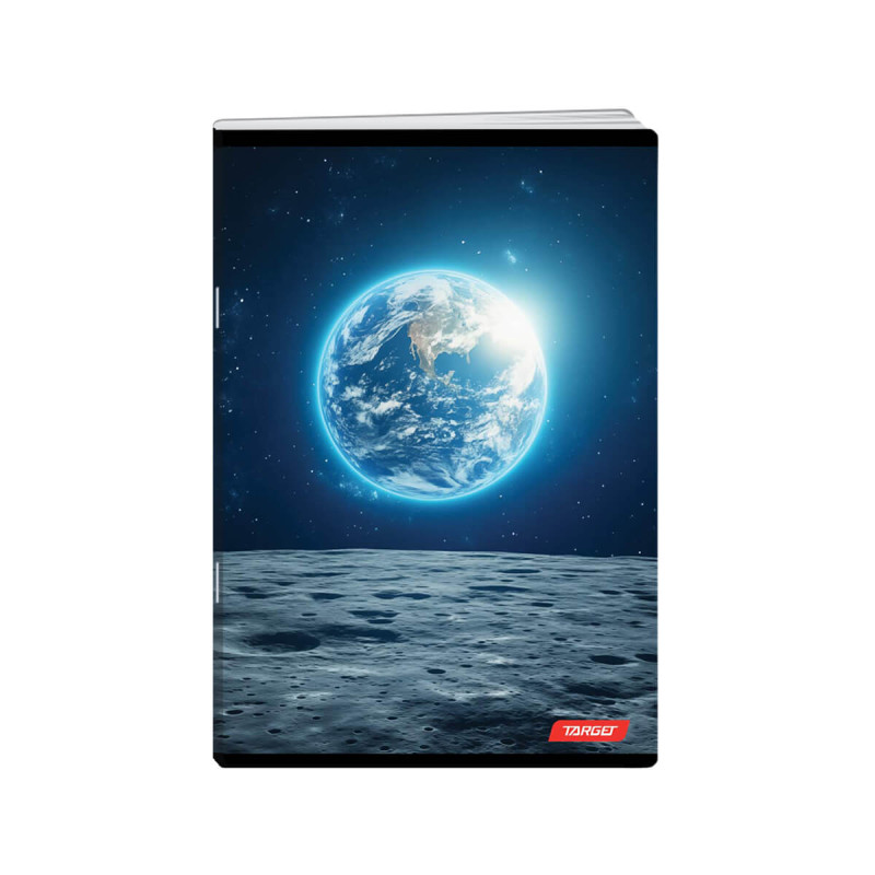 Zvezek, Target, A4, 52-listni, karo 5 mm, različni motivi Space