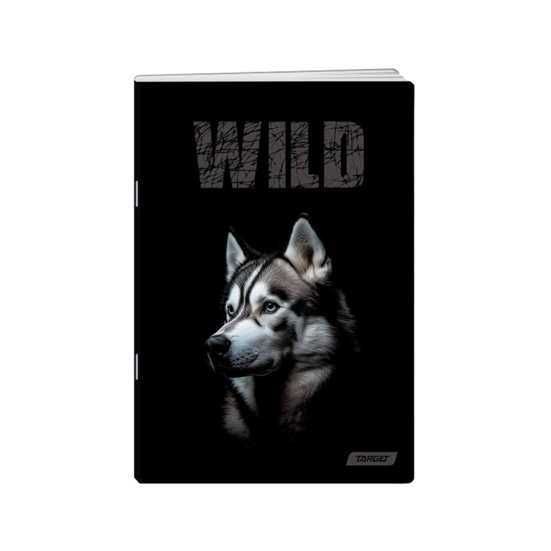 Zvezek, Target, A4, 80-listni, črtni, različni motivi Animal Wild