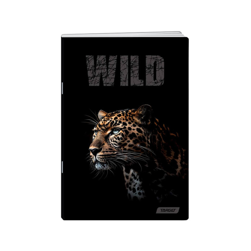 Zvezek, Target, A4, 80-listni, črtni, različni motivi Animal Wild