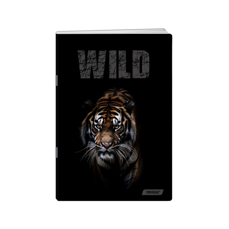 Zvezek, Target, A4, 80-listni, črtni, različni motivi Animal Wild
