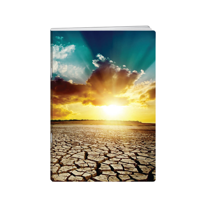 Zvezek A4, 52 listni, karo 5mm, Sky, New Design, 