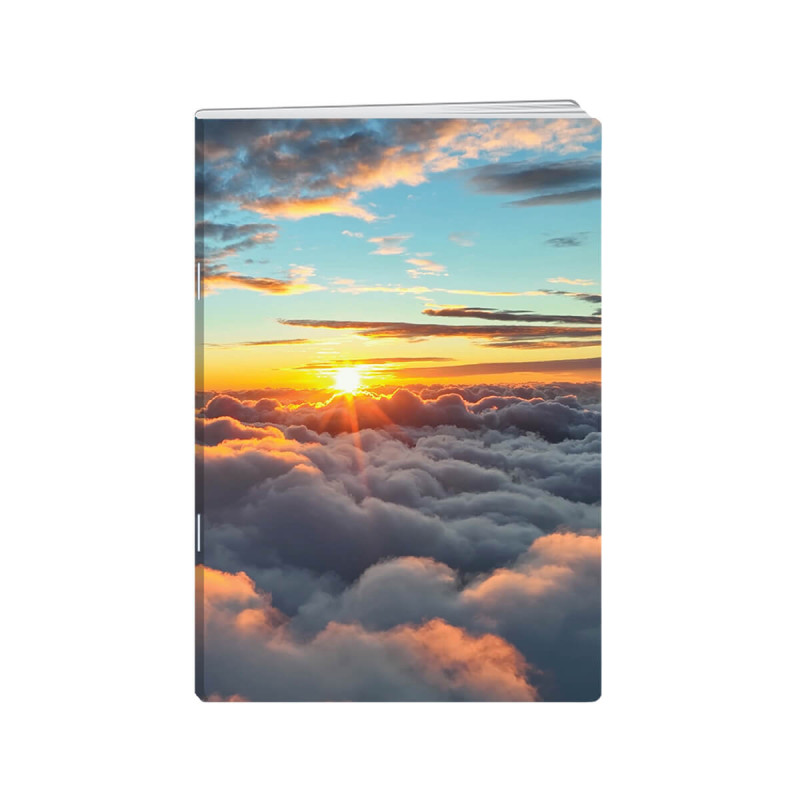 Zvezek A4, 52 listni, karo 5mm, Sky, New Design, 
