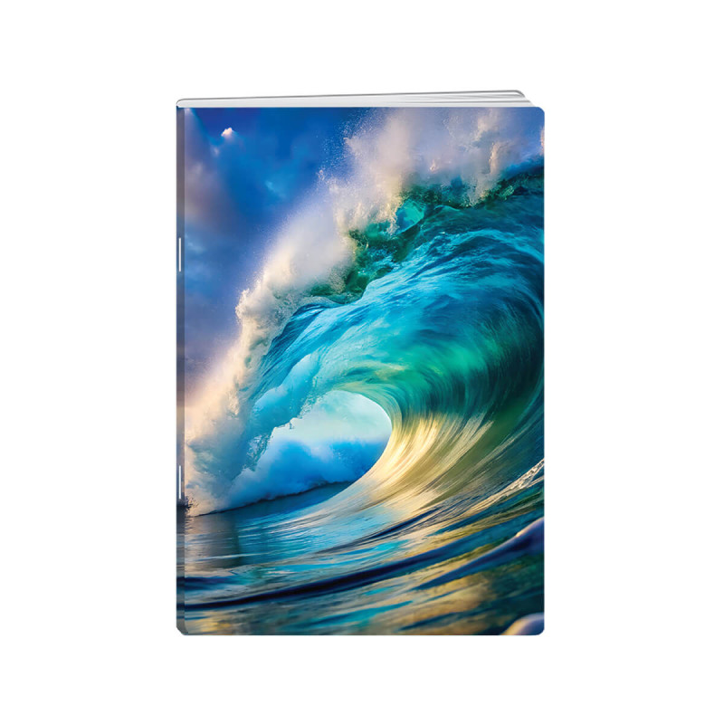 Zvezek A4, 52 listni, karo 5mm, Sky, New Design, 