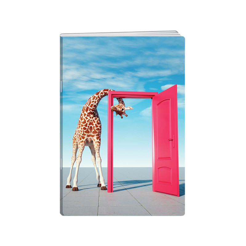 Zvezek A4, 52 listni, visoki karo, Funny animals, New Design, 