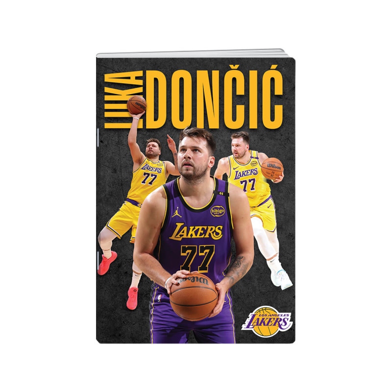Zvezek A4, 54 listni, črtan, Luka Dončić.