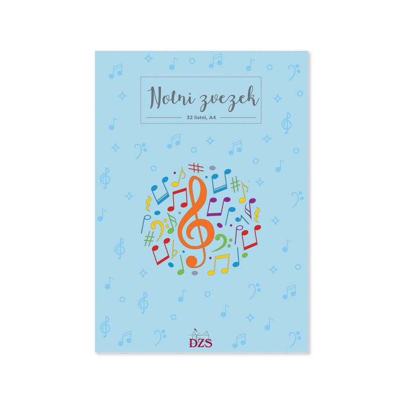 Notni zvezek, New Design, A4, 32-listni, Roka