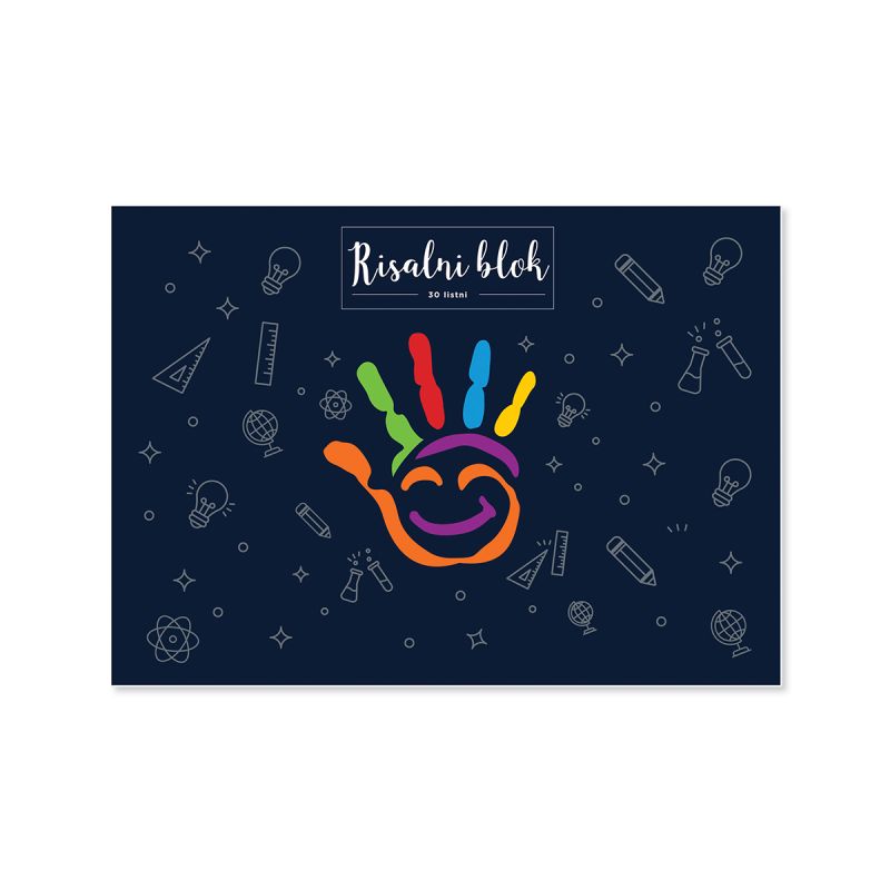 Risalni blok, New Design, A3, 30-listni, Roka