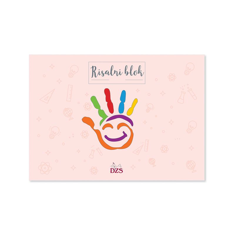 Risalni blok, New Design, A3, 20-listni, Roka roza