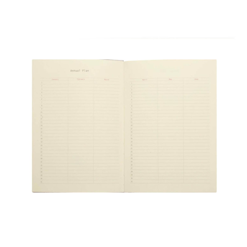 Blok, Victoria s Journals, Smyth Bullet Journal, trde platnice, 14 x 20 cm, moder
