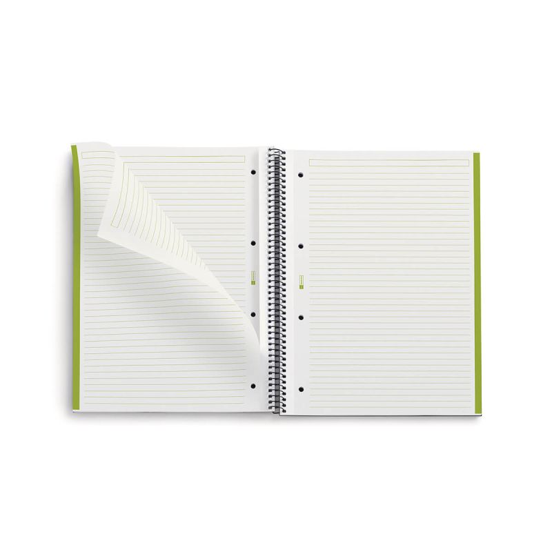 Špiralni zvezek, Miquelrius, A4, 80-listni, črtani, Be Eco, Pink