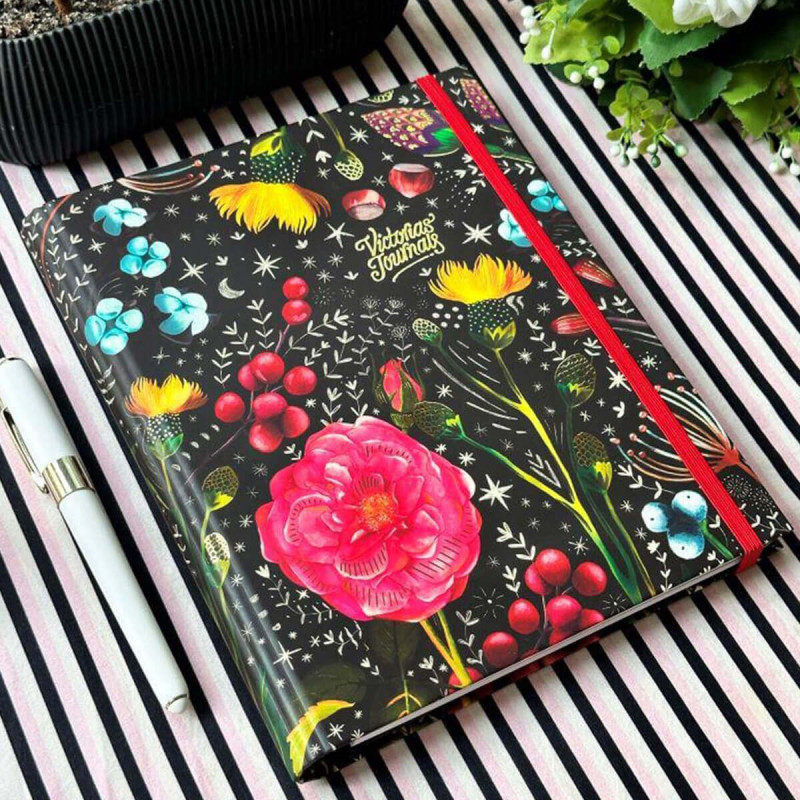 Špiralni blok, Victoria s Journals, Hidden, 17 x 24 cm