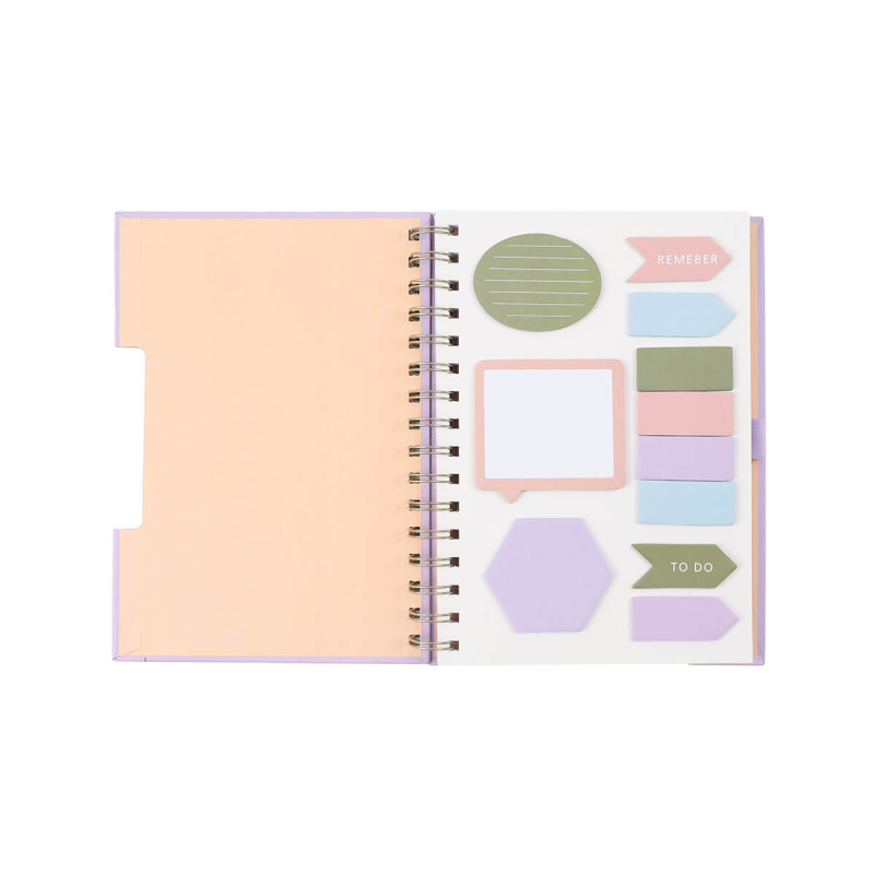 Spiralni Zvezek A5 Črte Flowers 28809