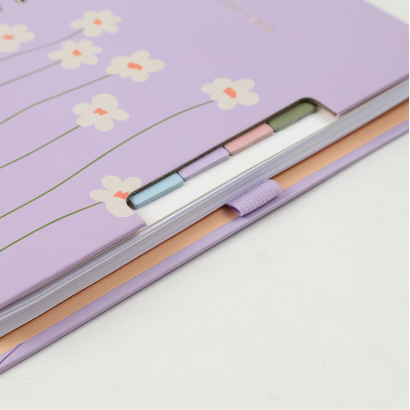 Spiralni Zvezek A5 Črte Flowers 28809