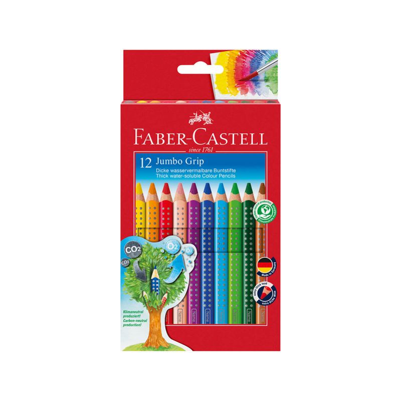 Barvice Faber Castell Jumbo, grip, 12 kos