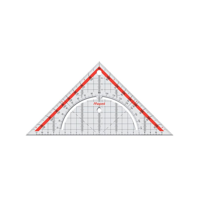 Geotrikotnik, Maped, Technic, z držalom, 26cm