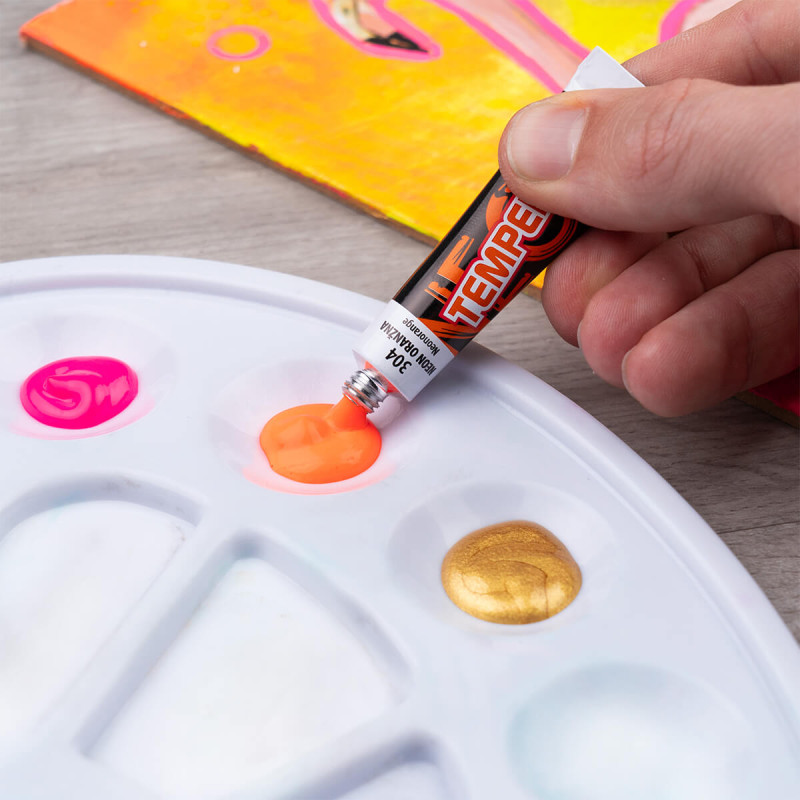 Tempera barve, Aero, 14 kos, v plastični embalaži