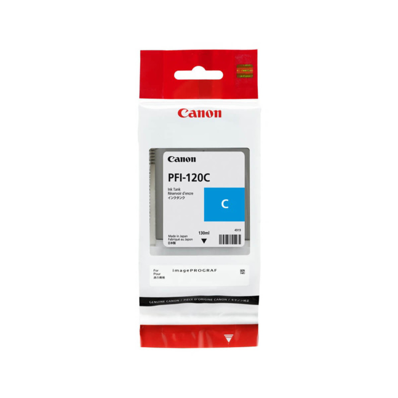 Kartuša Canon PFI-120 modra, ident 2886C001AA, za tiskalnike TM200/ 205/ 300/ 305, vsebina 130 ml