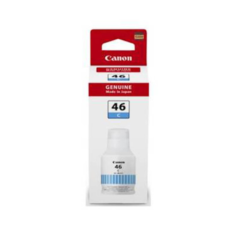 Črnilo CANON GI-46CY, modra, ident 4427C001AA, za Maxify GX6040/ 7040, vsebina 135 ml, Standard mode