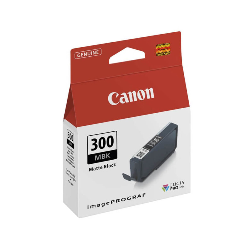 Kartuša CANON PFI-300 MBK matt črna, ident 4192C001AA, za tiskalnike PRO300, vsebina 14,4 ml