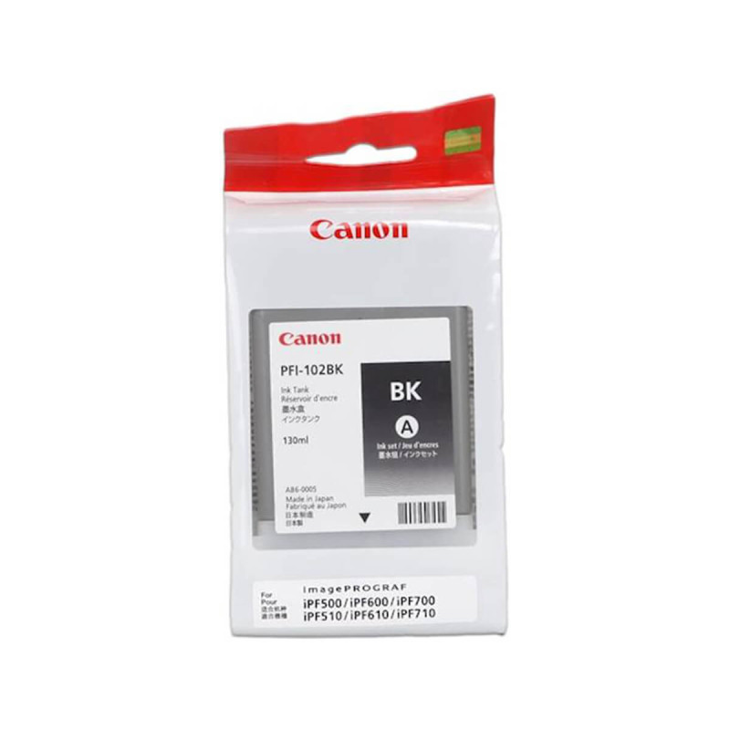 Črnilo Canon PFI-102, foto črna, za tiskalnike Ipf500,600,700