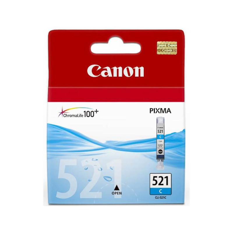Kartuša Canon CLI-521C modra. original