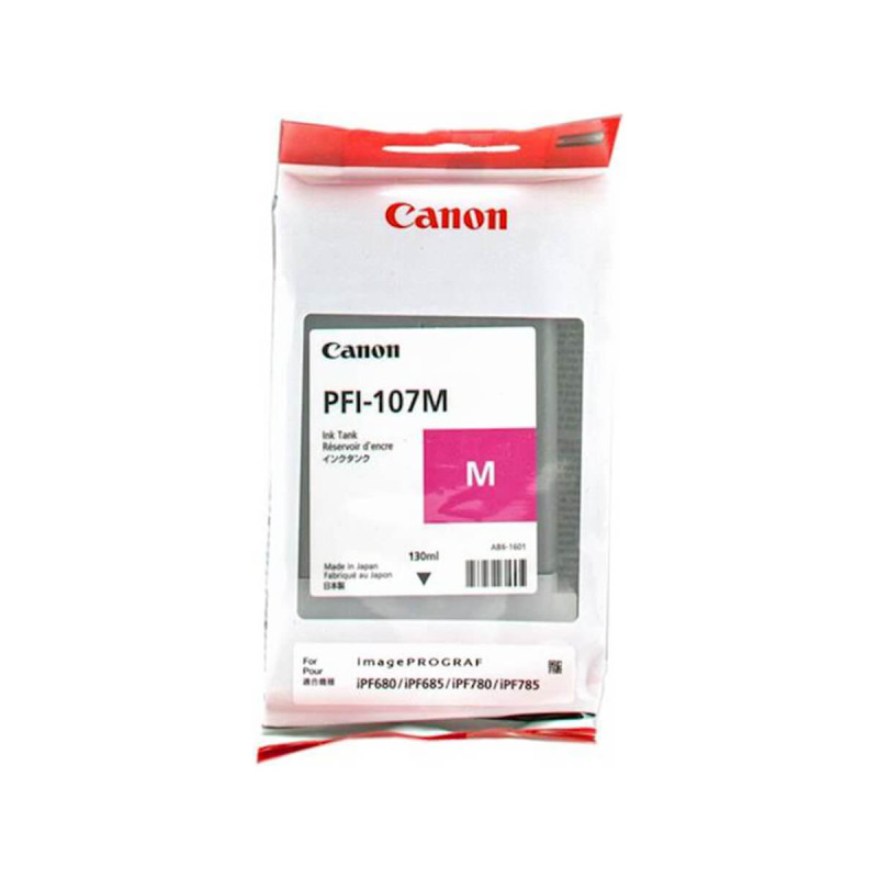 Črnilo Canon PFI-107 MA, rdeča, ident 6707B001AA, za risalnike IPF670/ 680/ 685/ 770/ 780/ 785, vseb