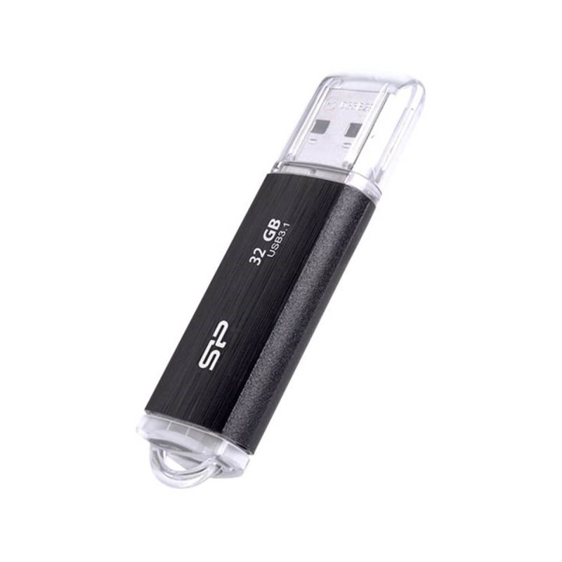 USB ključ, Silicon, B02, 32 GB, vmesnik 3.1, črn