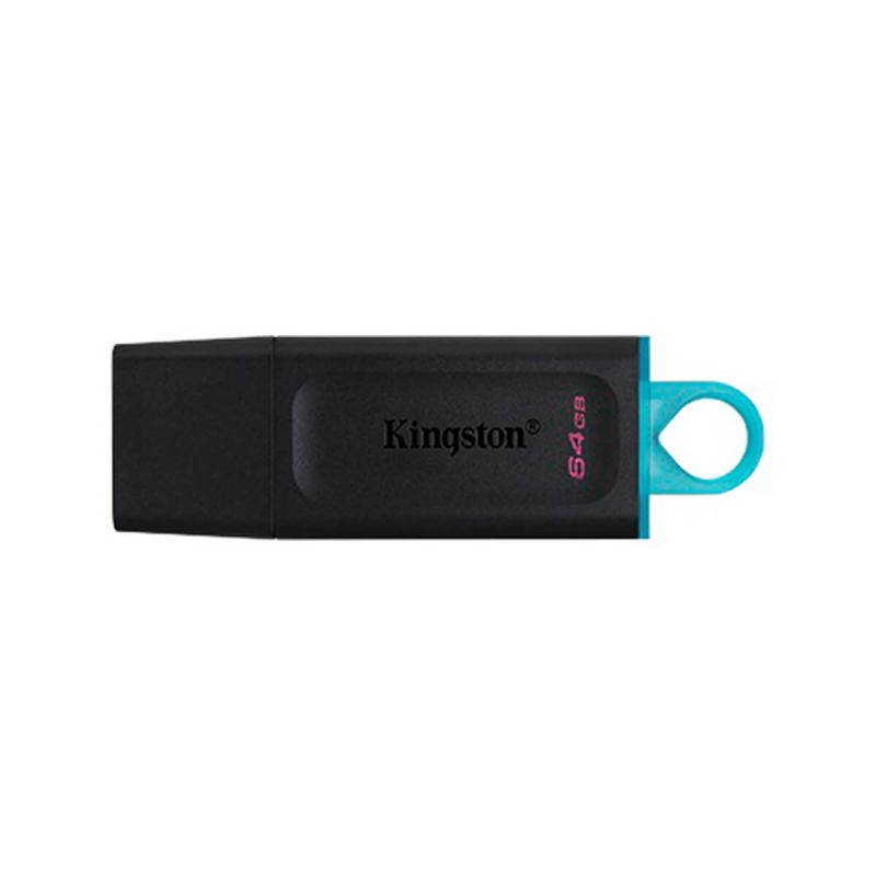 USB ključ, Kingston, DT Exodia, 64 GB, vmesnik 3.2, s pokrovčkom, črn