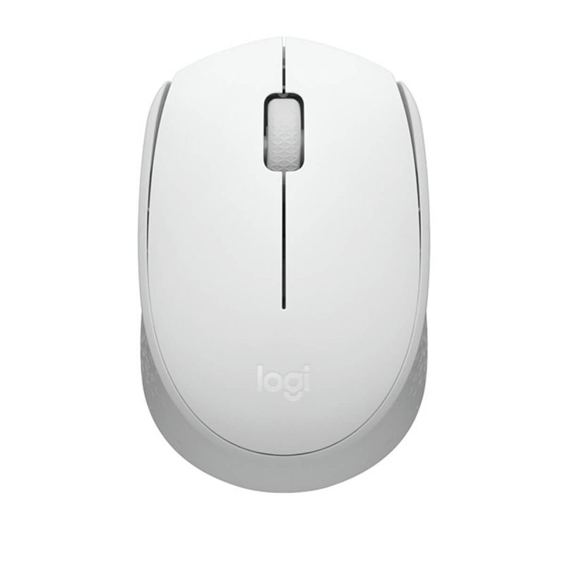 Miška, Logitech, M171, optična, brezžična, velikost S, bela