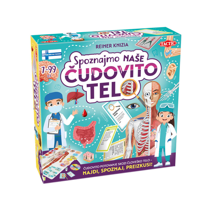 Družabna igra Spoznajmo naše čudovito telo