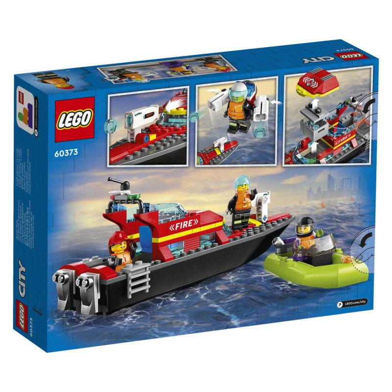 Lego City Fire 60373 Gasilski reševalni čoln