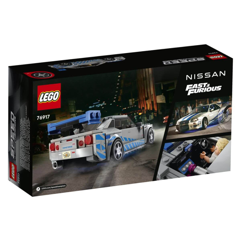 Lego Speed Champions 769172 Fast 2 Furious Nissan Skyline GT-R (R34)