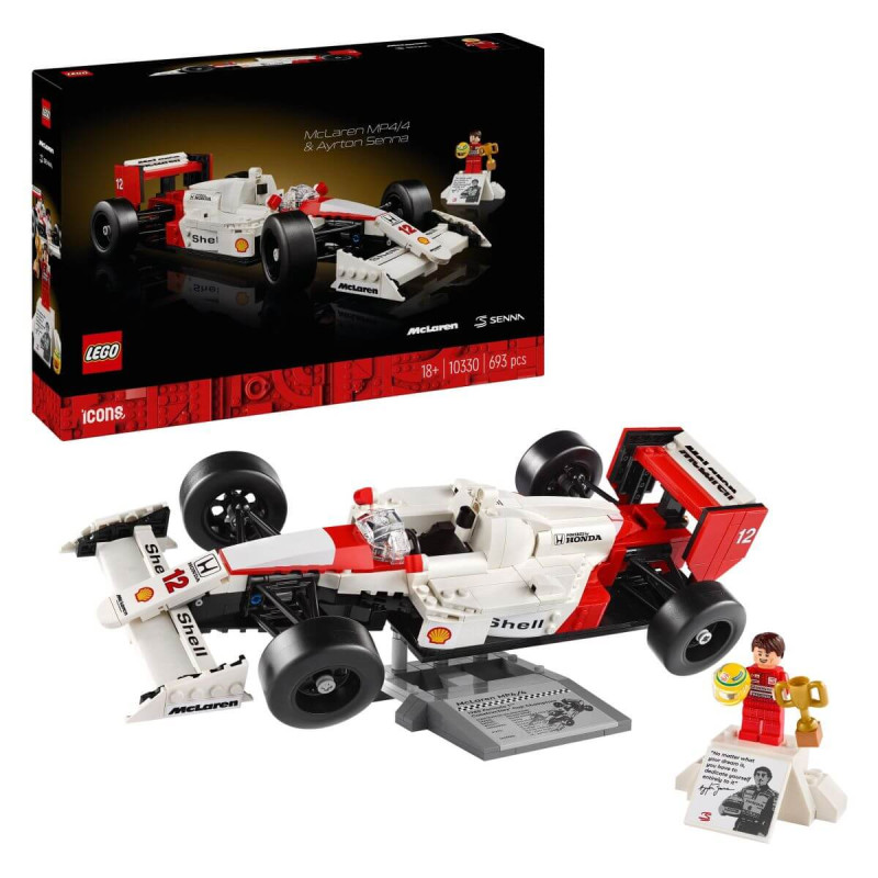 LEGO Icons 10330 McLaren MP4/4 in Ayrton Senna