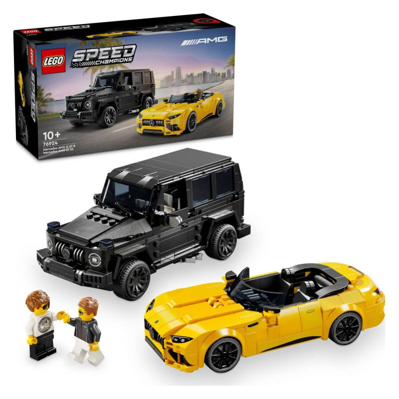 LEGO Speed Champions 76924 Mercedes-AMG G 63 in Mercedes-AMG SL 63